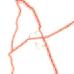 Daytime road noise heatmap for CA4 0DQ