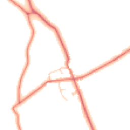 Daytime road noise heatmap for CA4 0DX