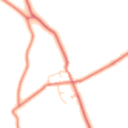 Daytime road noise heatmap for CA4 0DY