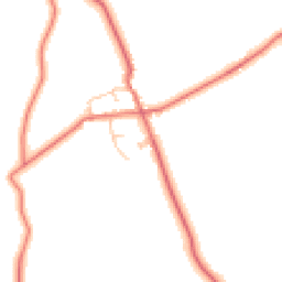 Daytime road noise heatmap for CA4 0ED