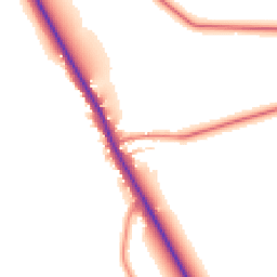 Daytime road noise heatmap for CA4 0EZ