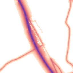 Daytime road noise heatmap for CA4 0HL