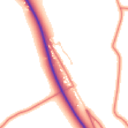 Daytime road noise heatmap for CA4 0HS