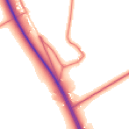 Daytime road noise heatmap for CA4 0HY