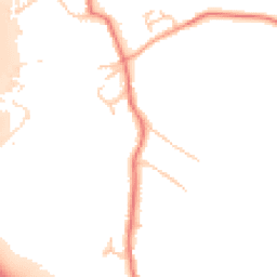 Daytime road noise heatmap for CA4 8DA