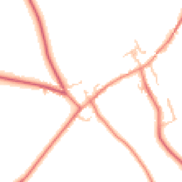 Daytime road noise heatmap for CA4 8DS