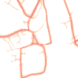 Daytime road noise heatmap for CA4 8EN