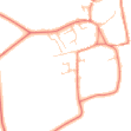 Daytime road noise heatmap for CA4 8FQ