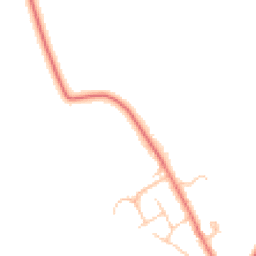 Daytime road noise heatmap for CA4 8FZ