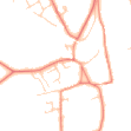 Daytime road noise heatmap for CA4 8JJ