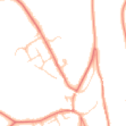 Daytime road noise heatmap for CA4 8JZ