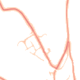 Daytime road noise heatmap for CA4 8LA