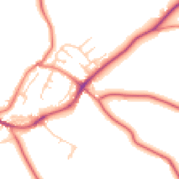 Daytime road noise heatmap for CA4 8PJ