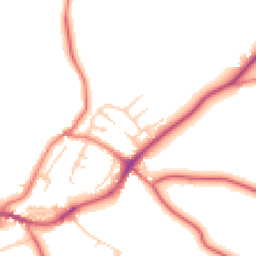 Daytime road noise heatmap for CA4 8QF