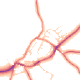 Daytime road noise heatmap for CA4 8QJ