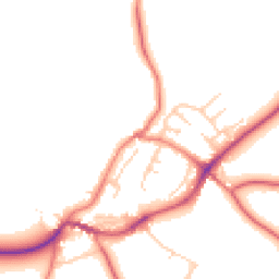 Daytime road noise heatmap for CA4 8QL