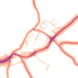 Daytime road noise heatmap for CA4 8QP