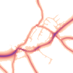 Daytime road noise heatmap for CA4 8QR