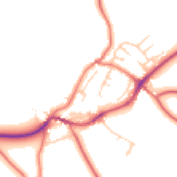 Daytime road noise heatmap for CA4 8QW