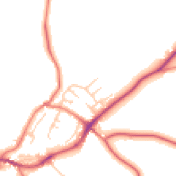 Daytime road noise heatmap for CA4 8QY