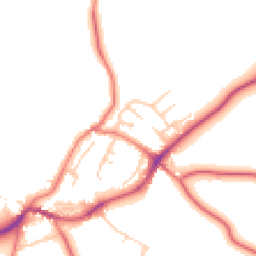 Daytime road noise heatmap for CA4 8QZ