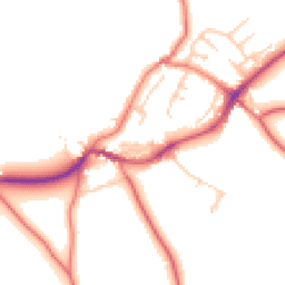 Daytime road noise heatmap for CA4 8RT