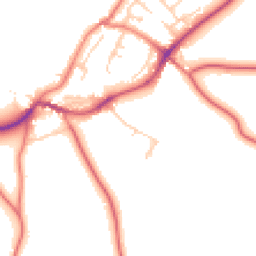 Daytime road noise heatmap for CA4 8RW