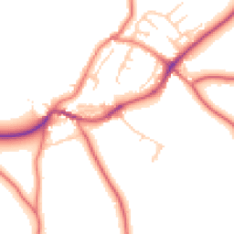 Daytime road noise heatmap for CA4 8SA