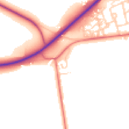 Daytime road noise heatmap for CA7 0AF