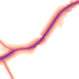 Daytime road noise heatmap for CA7 0BQ