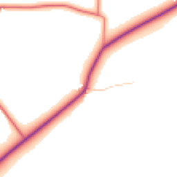 Daytime road noise heatmap for CA7 0EZ