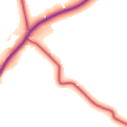Daytime road noise heatmap for CA7 1AA