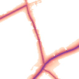 Daytime road noise heatmap for CA7 1AL