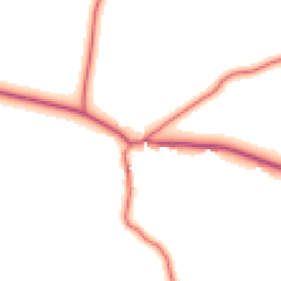 Daytime road noise heatmap for CA7 1DA