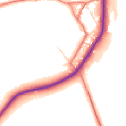 Daytime road noise heatmap for CA7 2AQ