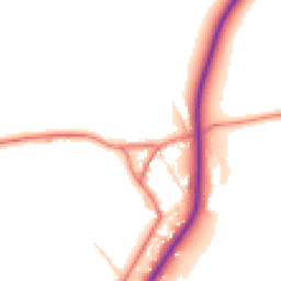 Daytime road noise heatmap for CA7 2HR