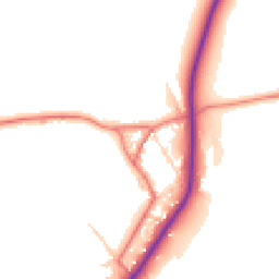 Daytime road noise heatmap for CA7 2HU