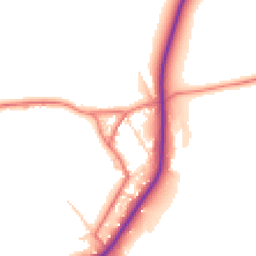 Daytime road noise heatmap for CA7 2JB