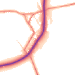 Daytime road noise heatmap for CA7 2JD