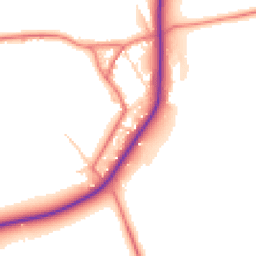 Daytime road noise heatmap for CA7 2JE