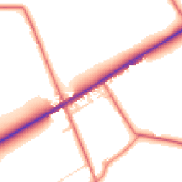 Daytime road noise heatmap for CA7 2LE