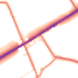 Daytime road noise heatmap for CA7 2LG