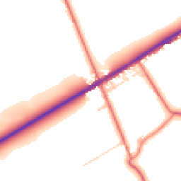 Daytime road noise heatmap for CA7 2LU