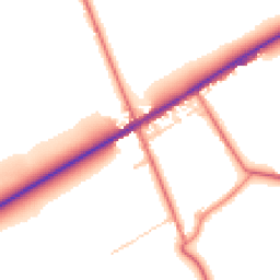 Daytime road noise heatmap for CA7 2LY