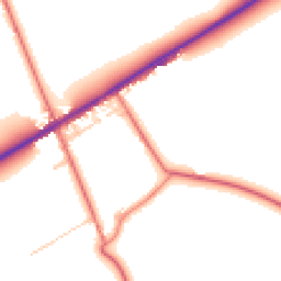 Daytime road noise heatmap for CA7 2ND