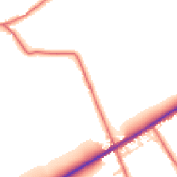 Daytime road noise heatmap for CA7 2PH