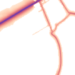 Daytime road noise heatmap for CA7 2PP