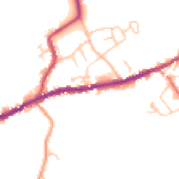 Daytime road noise heatmap for CA7 3AA