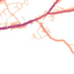 Daytime road noise heatmap for CA7 3BT