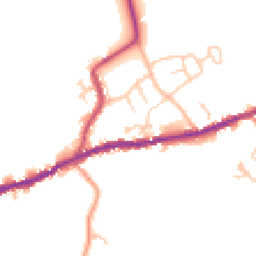Daytime road noise heatmap for CA7 3BZ